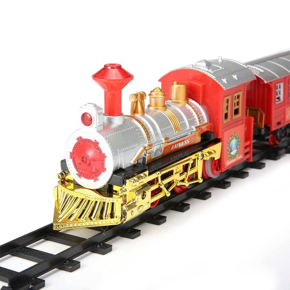 Lights & Sounds Classic Christmas Train Christmas Festival Child Decor Ornament