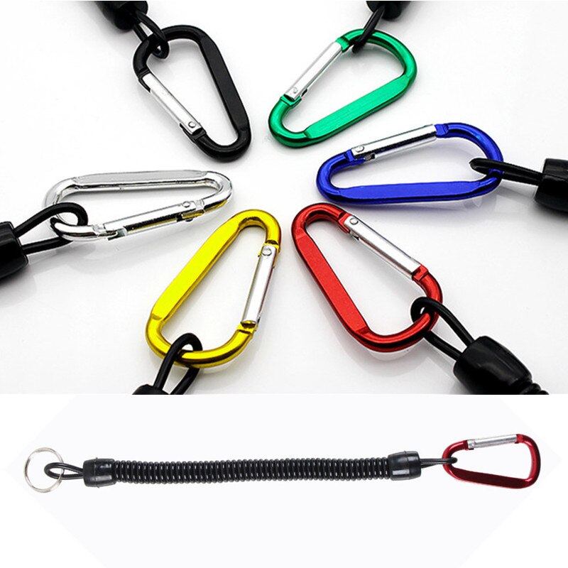 Retractable Buckle Cable Anti-lost Tensile Steel Safety Bag Buckle Lanyard Lanyard Elastic Bicycle Lock Accessories