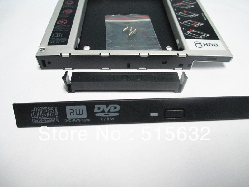 SATA 2. ° HDD Caddy para 12,7mm IDE Universal CD/DVD-ROM