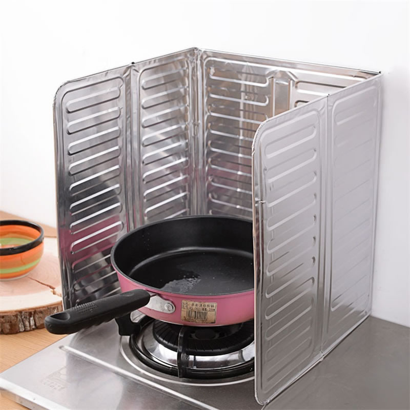 Écran d'éclaboussure de papier d'aluminium Upspirit pour poêle écran d'éclaboussure de cuisson écran d'éclaboussure cuisine et salle à manger