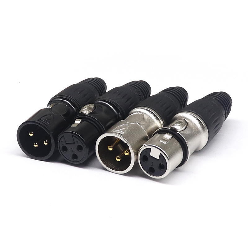 3/4/5PIN Canon Hoofd Microfoon Plug Microfoon Hoofd Xlr Balanced Head Drie-Core Vergulde canon Mannelijke En Vrouwelijke Hoofd