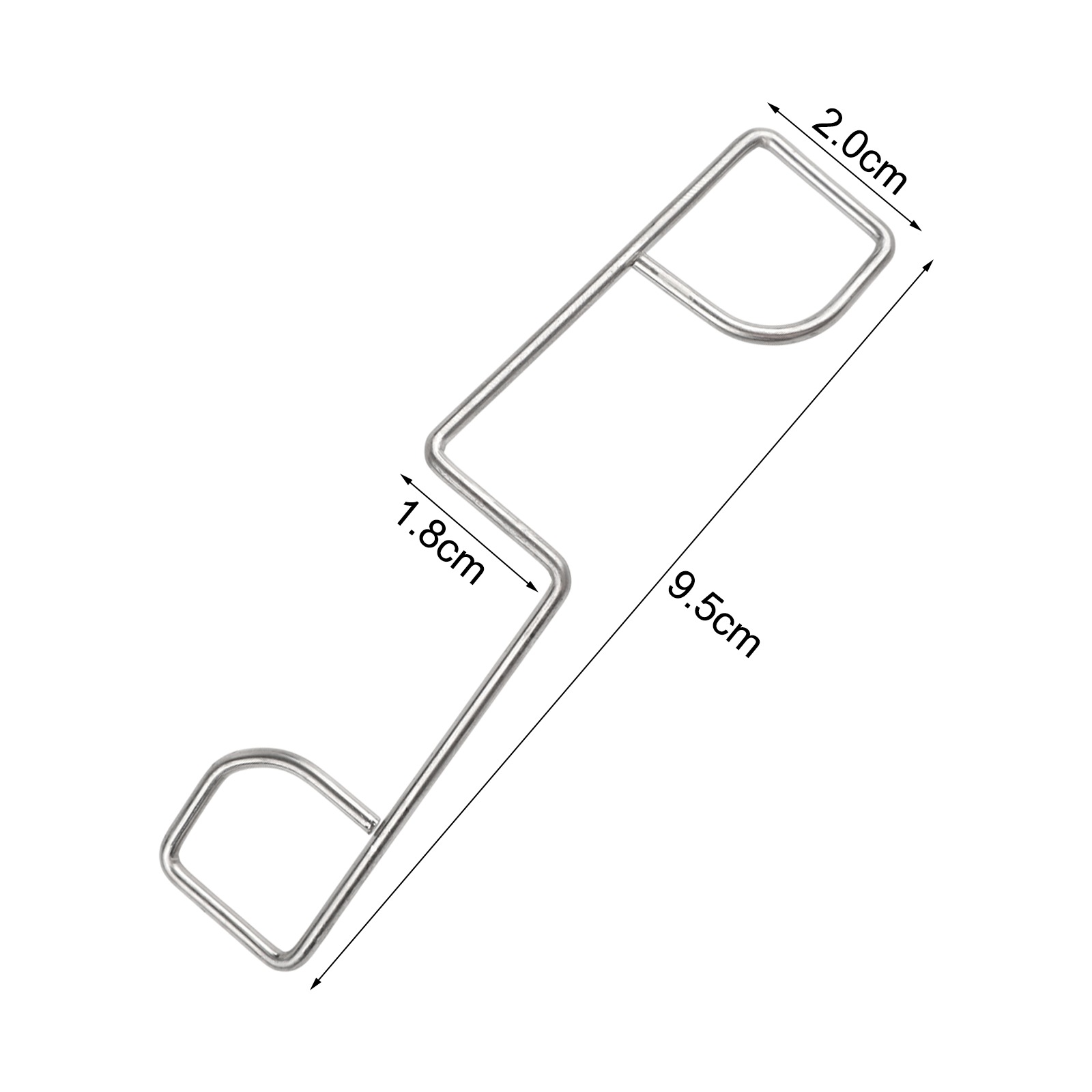 25/50PCS Zaun Panel Clip Edelstahl Zaun Panel Keile Stop Rasseln & Genießen Frieden Splitter Garten Werkzeug Zubehör