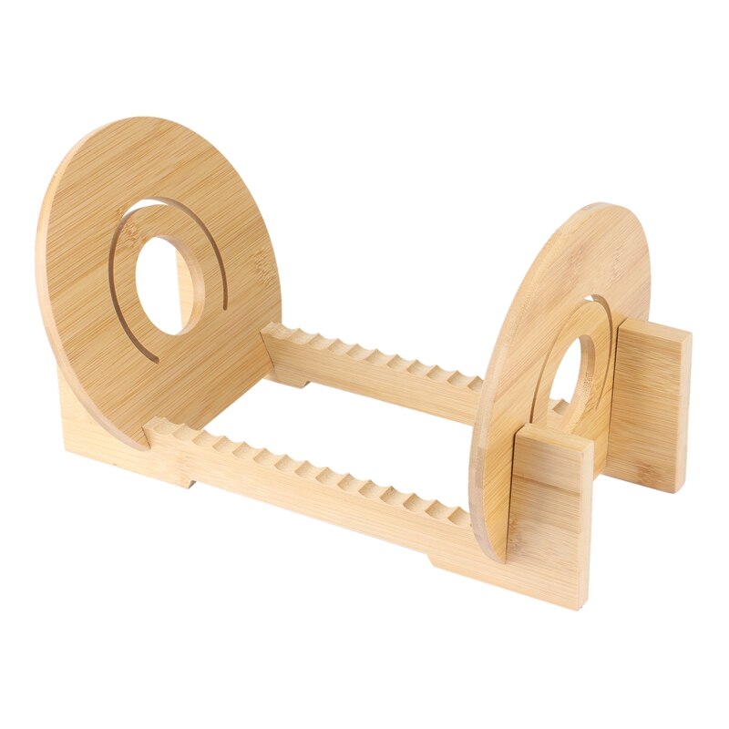 Support de stockage pour disques vinyle de table, support de lecteur de disques vinyle pour jouer maintenant, support en bois antidérapant: Default Title