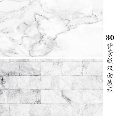 Photo Studio 58X86cm 2 Sides PVC Photography Wood Printing Backdrops Waterproof Marble Background for Camera Photo: Sky Blue