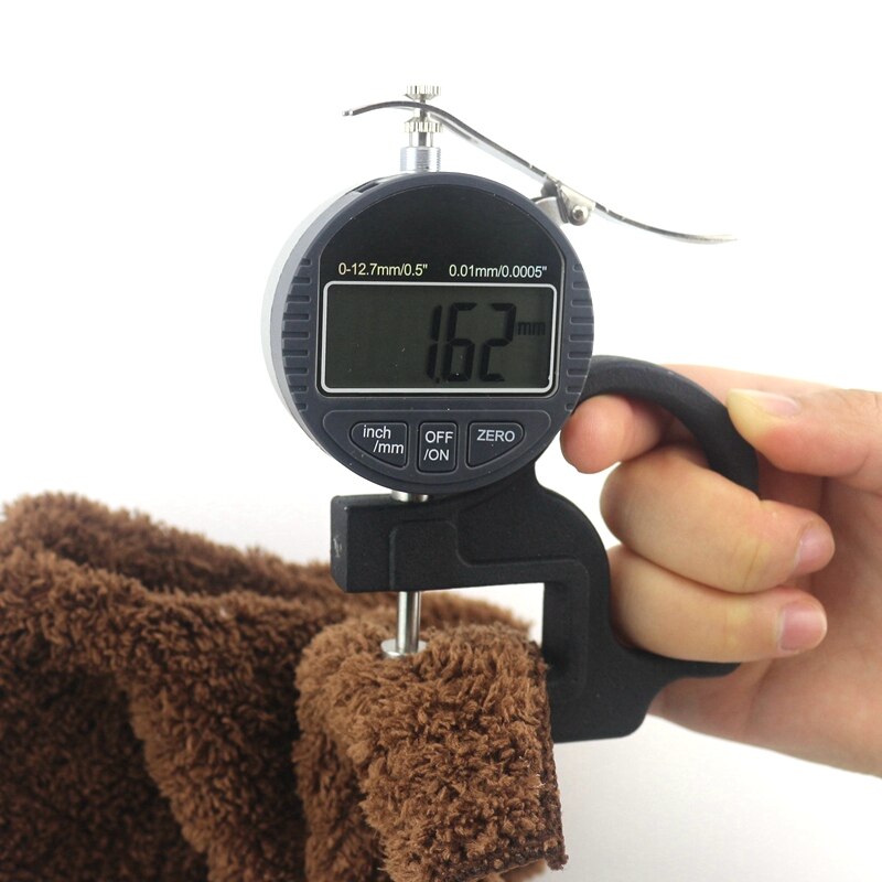 0-12.7mm 0.5&#39;&#39; Digital Thickness Tester Gauge 0.01mm Electric Micrometer Depth Tester with Data Output