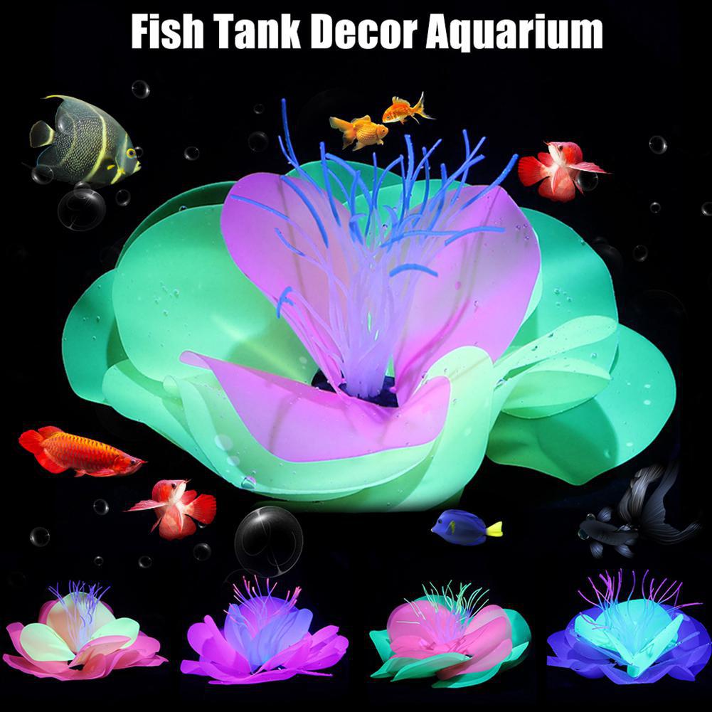 Silicone fish tank aq uarium Fishbowl Emulational Tropical