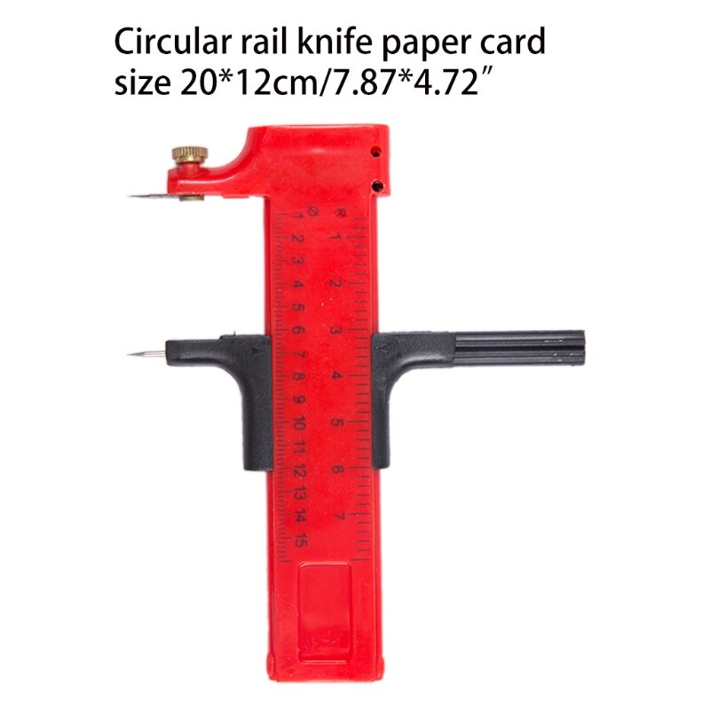 Roterende Kompas Cirkel Cutter Papier Karton Rubber Vinyl Leer Diy Maken Art Craft Tool Accessoires