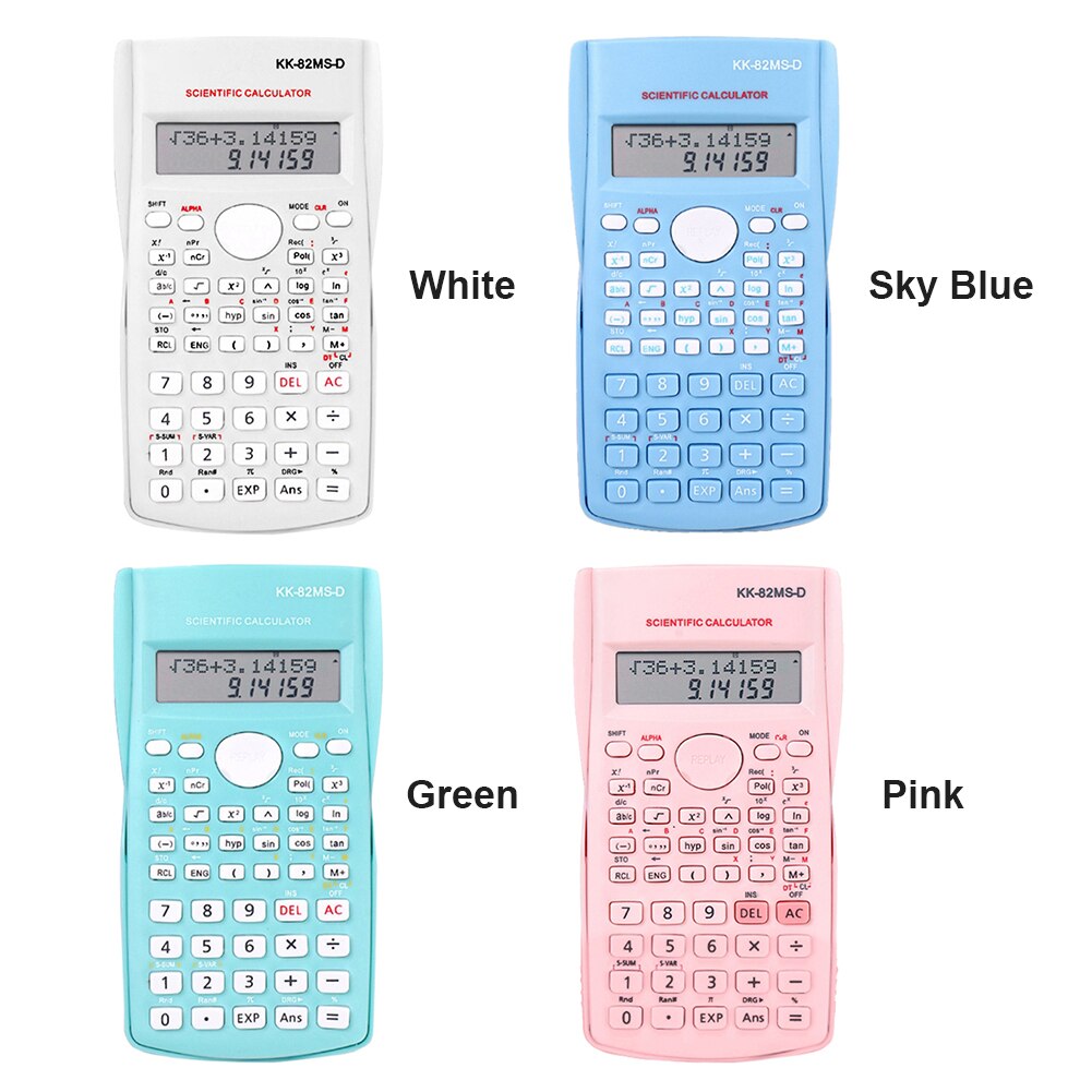 Scientific Calculator Digital Engineering 240 Functions 82MS Statistics for Business Study School Students Calculating Supplies
