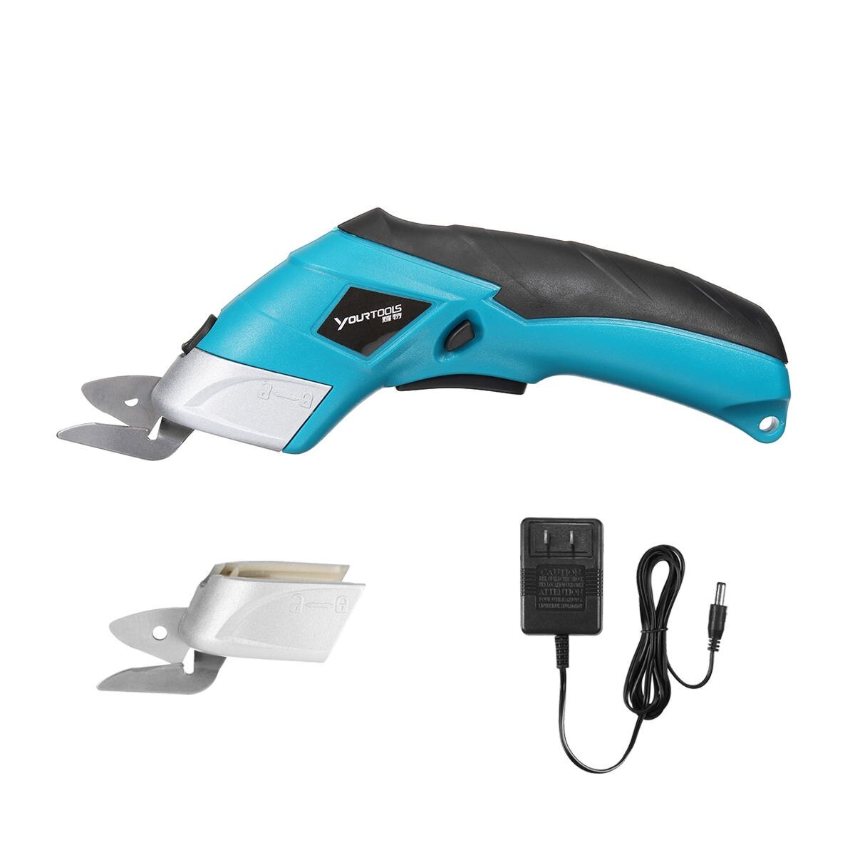 220V 20W Elektrische Schaar Auto Cutter Cordless Kleermakers Schaar Oplaadbare Voor Snijden Kledingstuk Stof Draagbare