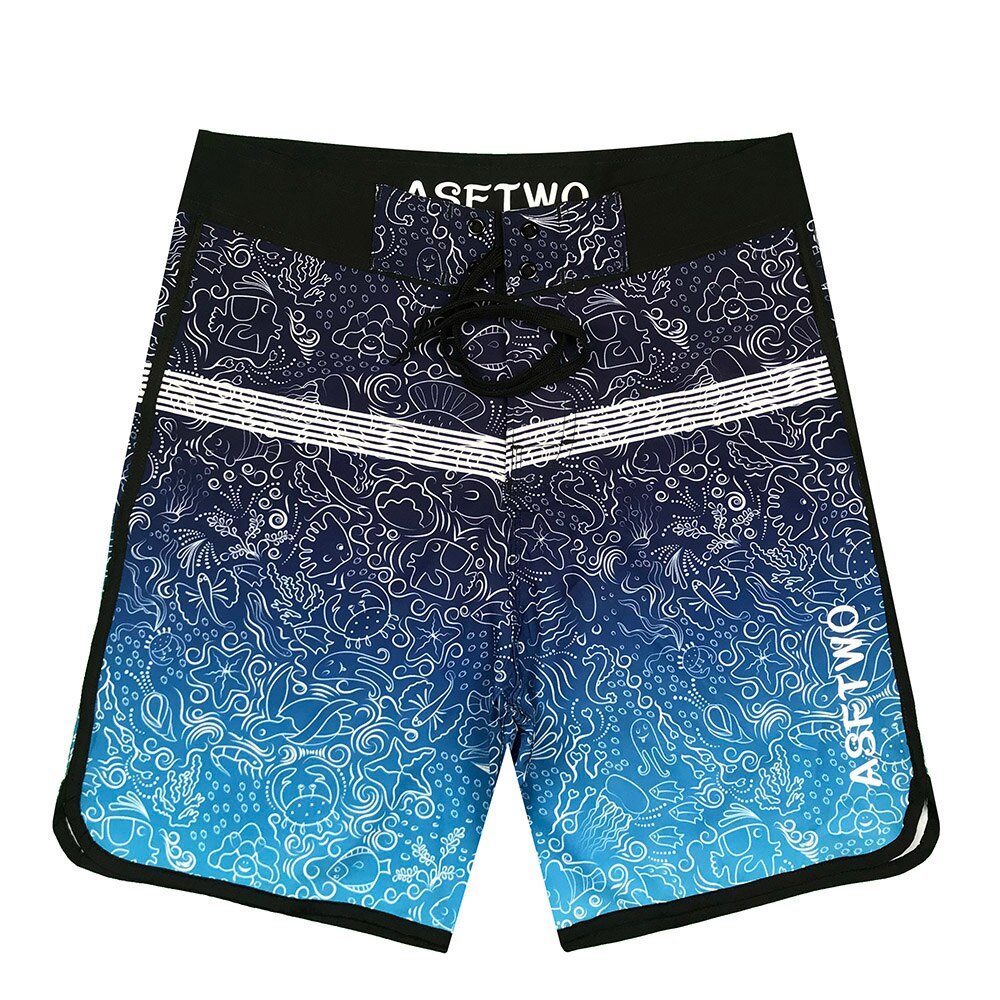 Mannen Strand Shorts, Zomer Zwembroek Mannen Zwembroek Sneldrogend En Ademend, Losse Print, elastische, Casual Shorts