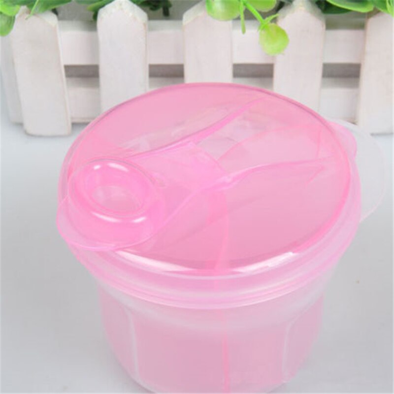 Formel mælkeopbevaring baby mælkepulver formel dispenser madbeholder opbevaring giftfri fri foderkasse: Hot pink