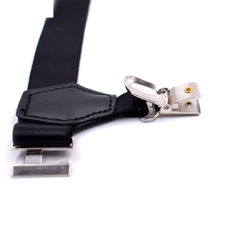 Calcetines elásticos de 2 piezas para hombre, Liga de sujeción, tirantes, Clip de pato, agarre ajustable,