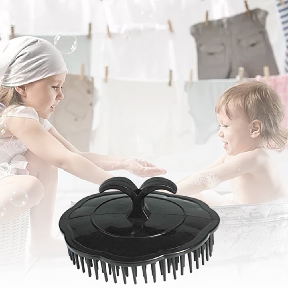 Brosse à cheveux de Massage Spa 1 pièce, brosse à shampoing Spa en Silicone, peigne de bain de douche, accessoires de brosse à cheveux, outil de coiffage doux