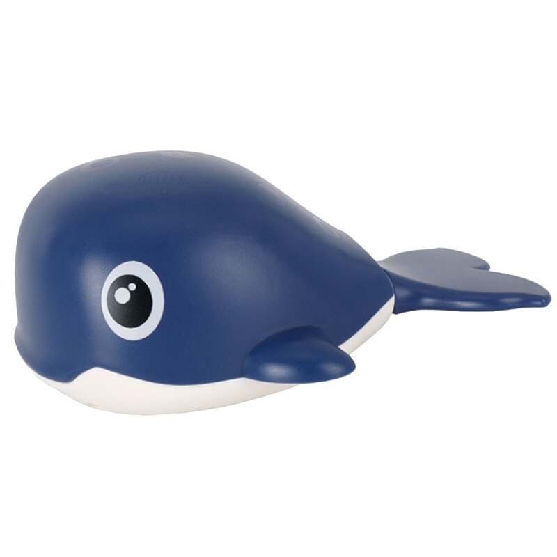 Baby care Kids Multi-type Wind Up Whale Chain Bathing Shower Clockwork Water Baby Toys for Children: blue