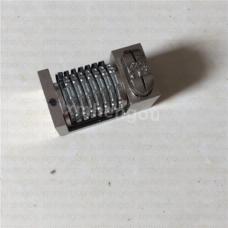 2 pieces 51 Tablet letterpress 7 digit Numbering Machine ticket coding machine offset printing Numbering Machine forward 1234567