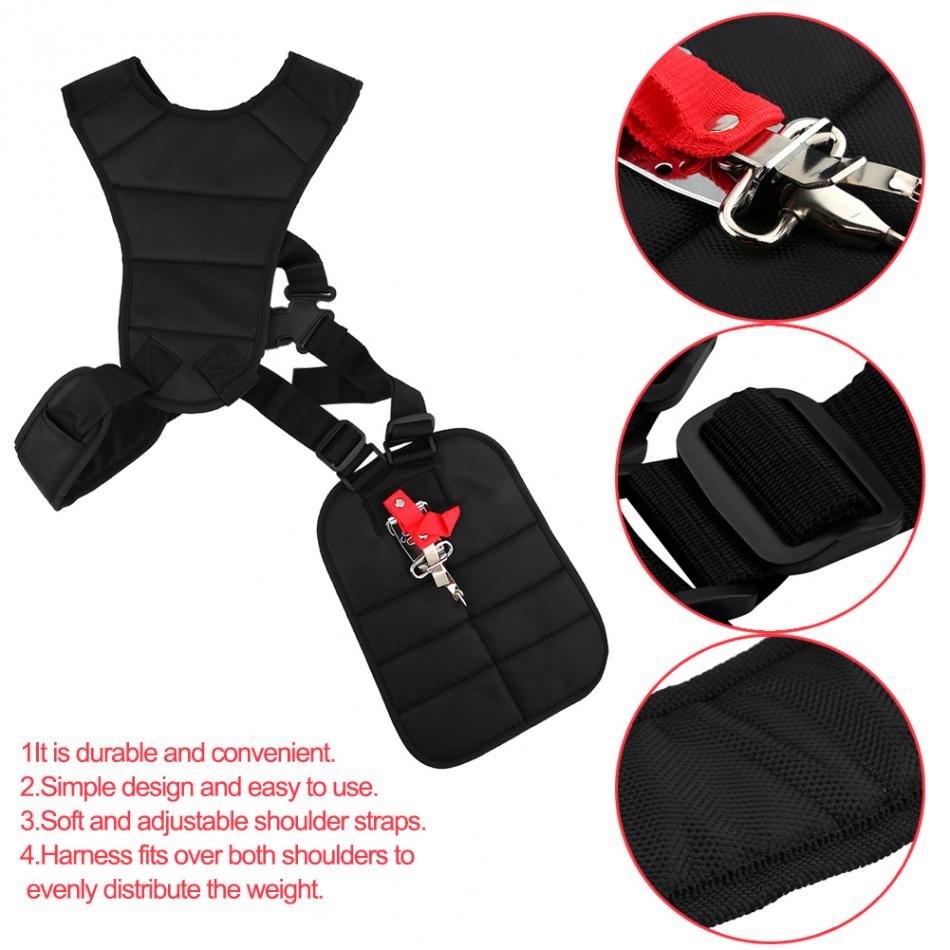 Tuin Grasmaaier Dubbele Schouder Harness Bosmaaier Strimmer Verstelbare Padded Strap Tuingereedschap