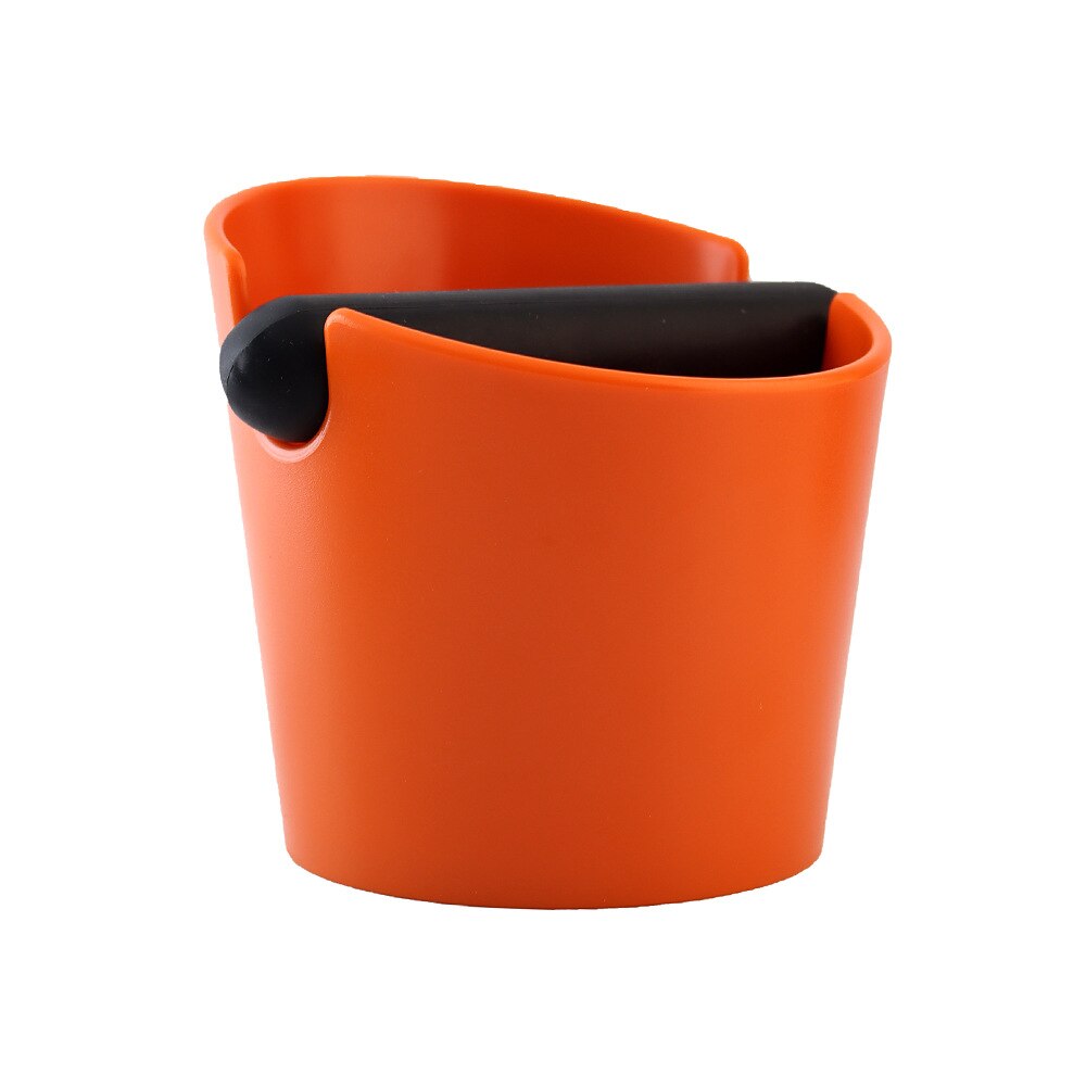 Anti Slip Espresso Klop Doos Shock-Absorberende Duurzaam Barista Koffie Klop Doos Container Koffie Grind Dump Bin Afvalbak: Orange