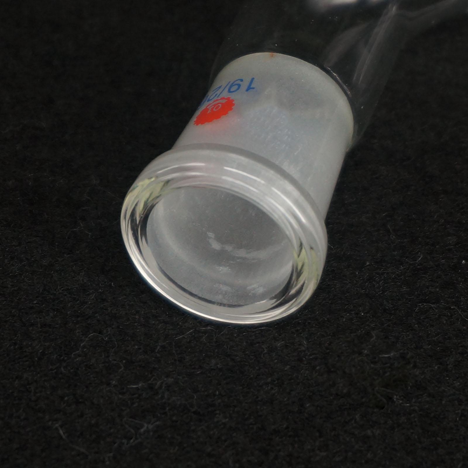 19/26 Joint Distilling Glass Adapter 105 Degree Bend with Straight Tube Labware