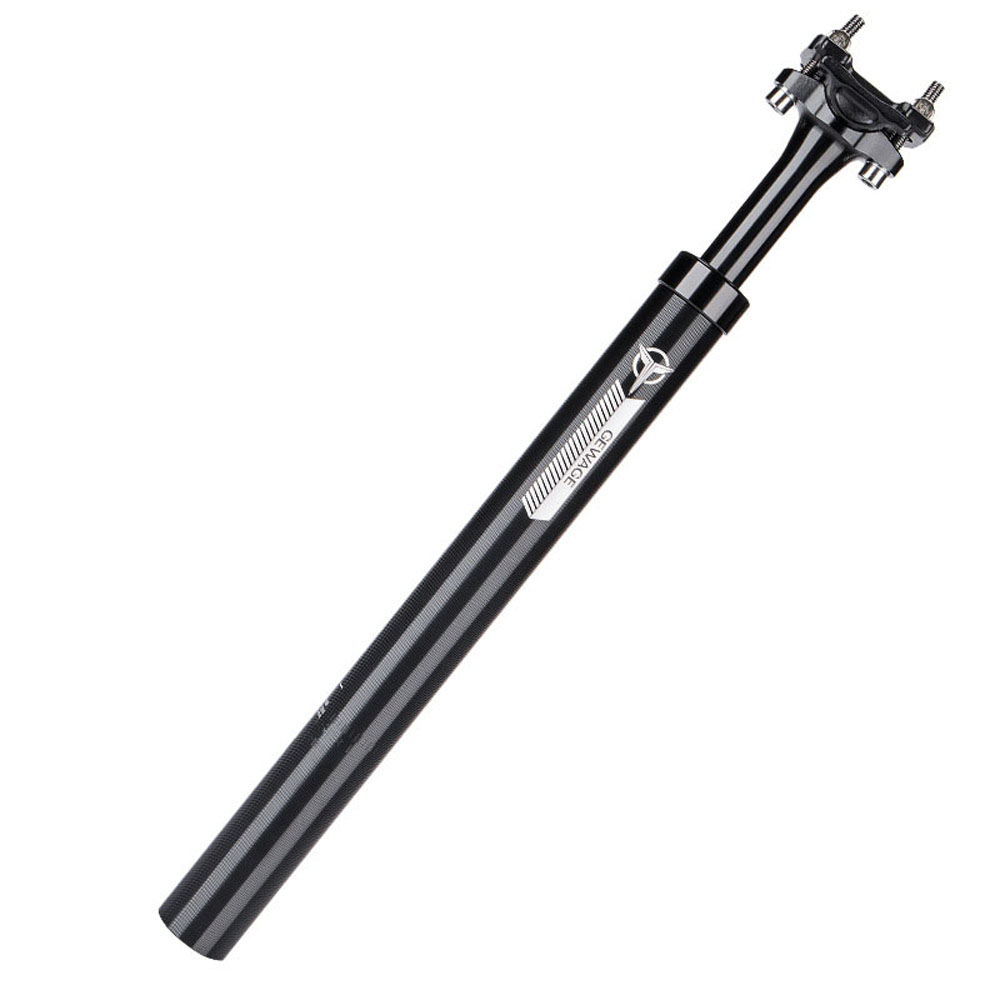 MTB Suspension Telescopic Seatpost Tube Aluminum Alloy Bicycle Shock Absorber Seat Pole 31.6x350mm /27.2x350mm Bike Seat Post