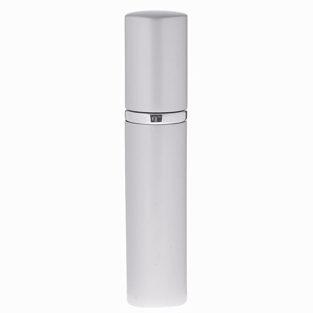 5ml rechargeable Mini vaporisateur de parfum en aluminium vaporisateur atomiseur vide contenants cosmétiques Portable voyage bouteille de parfum: Silver