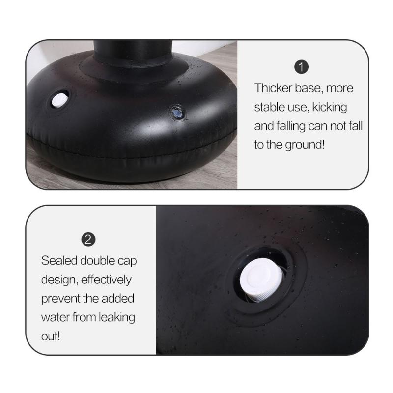 PVC Punching Boxing Bag 1.6M Inflatable Stress Fitness Training Punching Boxing Bag Homehold Pressure Relief Sandbag With Pump
