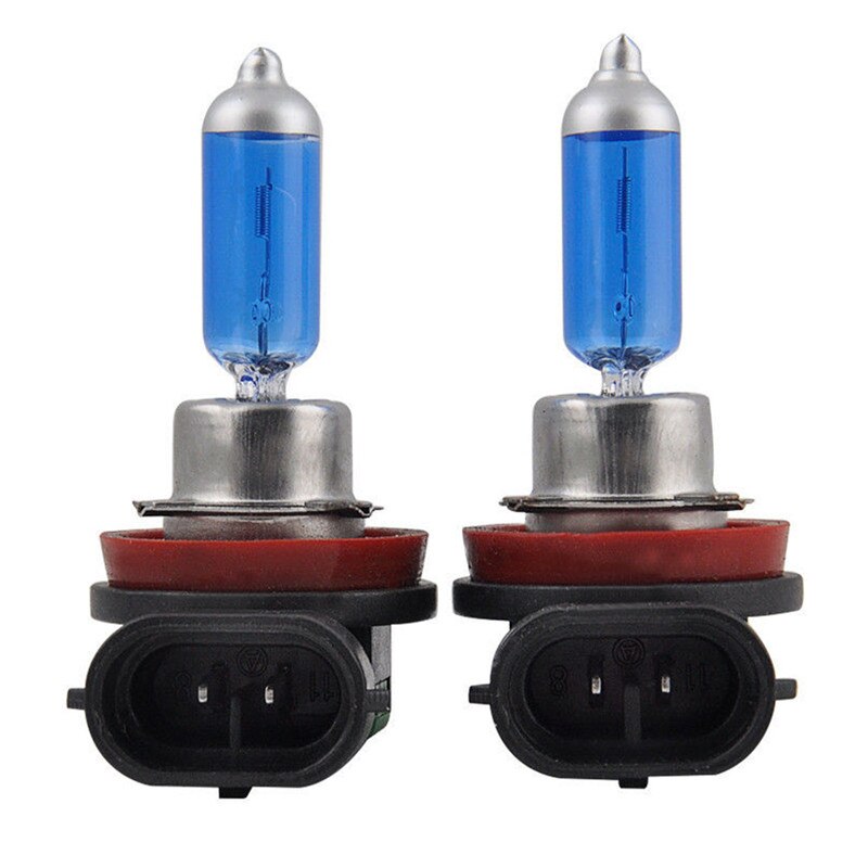 2pcs/lot H11 12V 6000K Car Lamp Light Lamp 55W Head Light Bulb White Light Car Styling