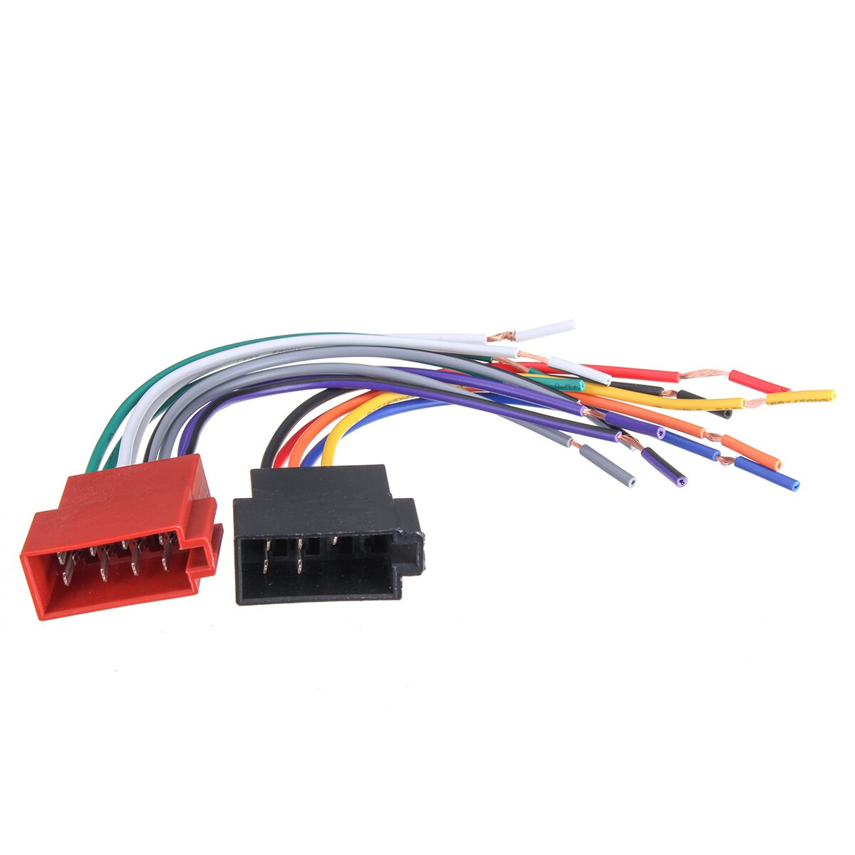 Universal Car Stereo Female ISO Radio Plug Adapter Wiring Cable Stereo Harness