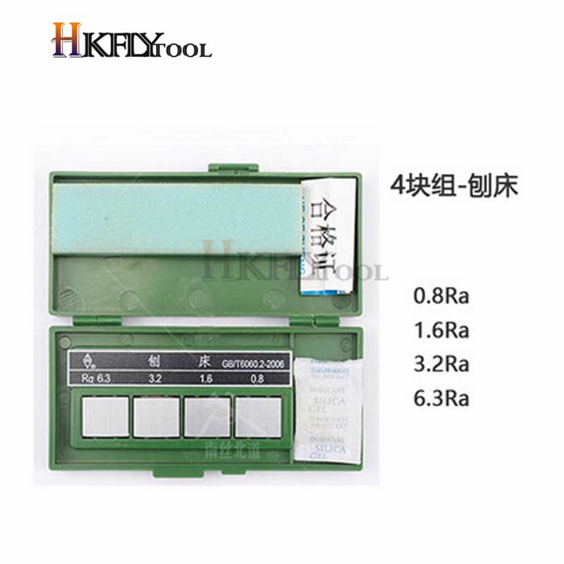 Oppervlakteruwheid Vergelijking Sample Blok Notebook Sample 30 Blokken Ra0.05-12.5Mm Ruwheid Sample Blok Gauge