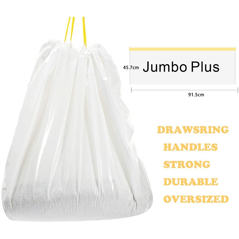 Cat Litter Box Liners, Extra Durable 21 Count Jumbo Drawstring Litter Pan Bags Pet Cat Supplies