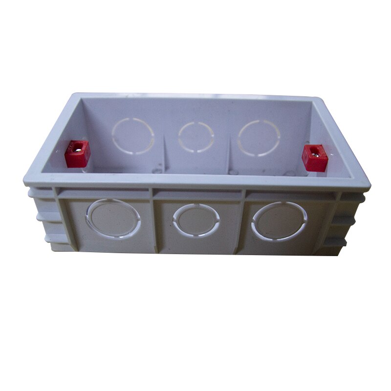 5 PCS 145x85x50mm Wall Plate Wall Mounting Socket Box Internal Cassette PVC Switch Mounting Box Junction Box