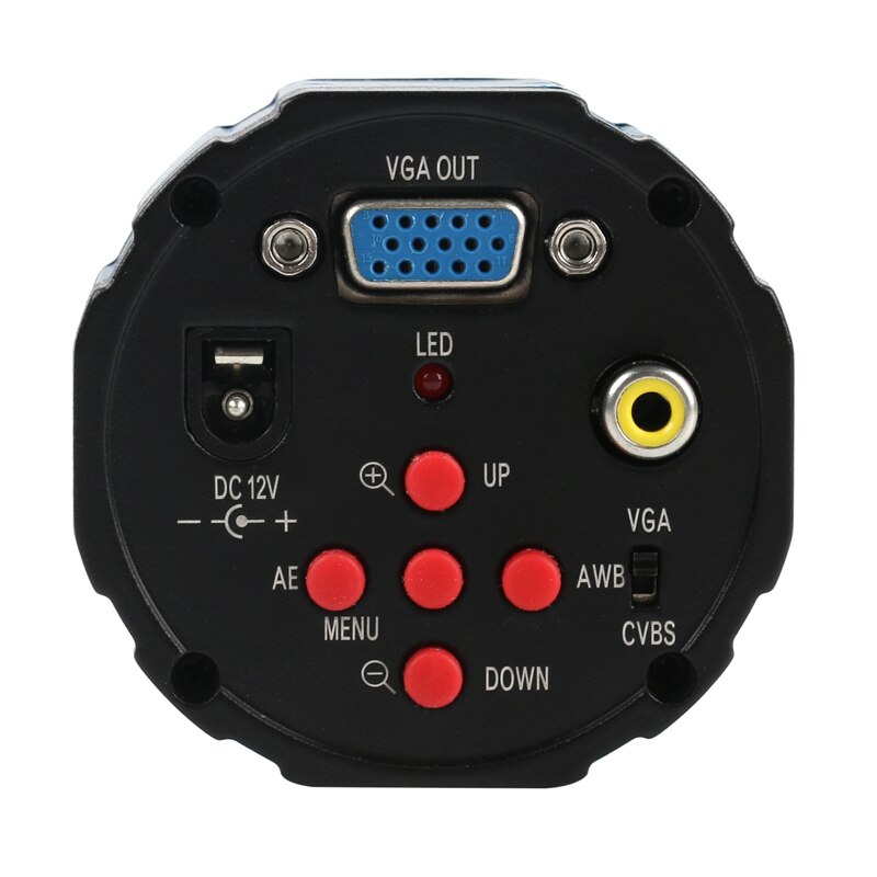 2 in 1 2.0MP 1080P Industrial Lab AV TV VGA Digital Electronic Video Microscope C mount Camera For Phone PCB BGA Soldering