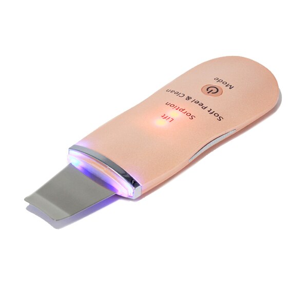 Ultrasonic Face Pore Cleaner Ultrasound Therapy Ion Skin Scrubber, High Frequency Vibration Face SPA Peeling Machine