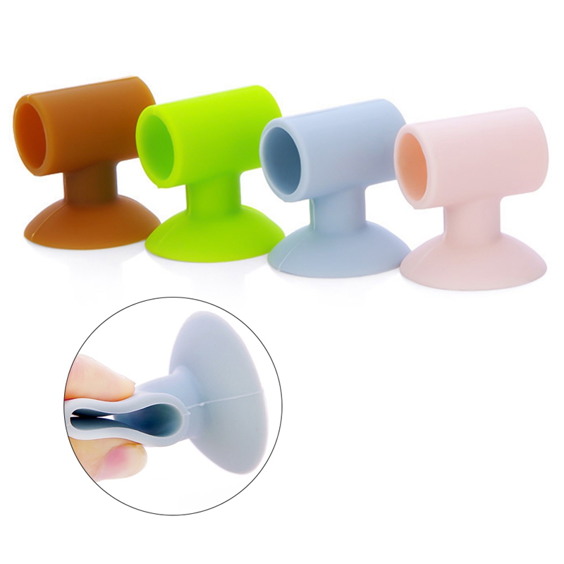 Door Handler Thickening Mute Sucker Rubber Handle Lock Protective Pad Anti-Collision Protection Pad Door Stopper