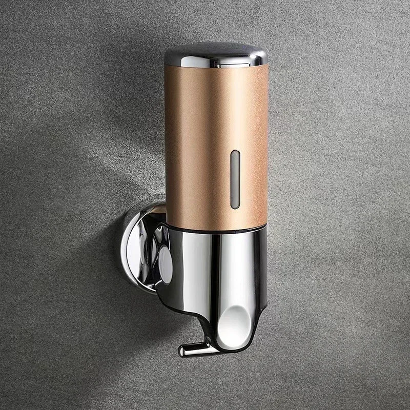 Dispenser di sapone Dispenser di shampoo Hotel Bagno WC Shampoo a parete Gel doccia Press Box Pompa per sapone Barile Liquido a mano: Rosso
