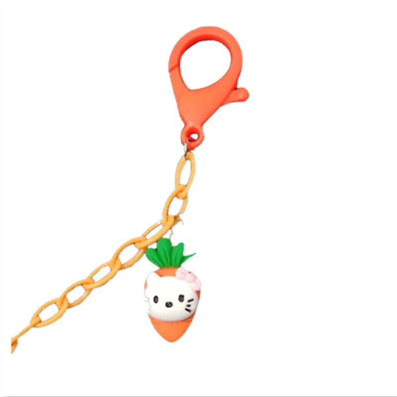 Kleur Plastic Dier Fruit Ketting Glazen Keten Lanyard Anti-Verloren Acryl Ketting Voor Kinderen: HLB no box