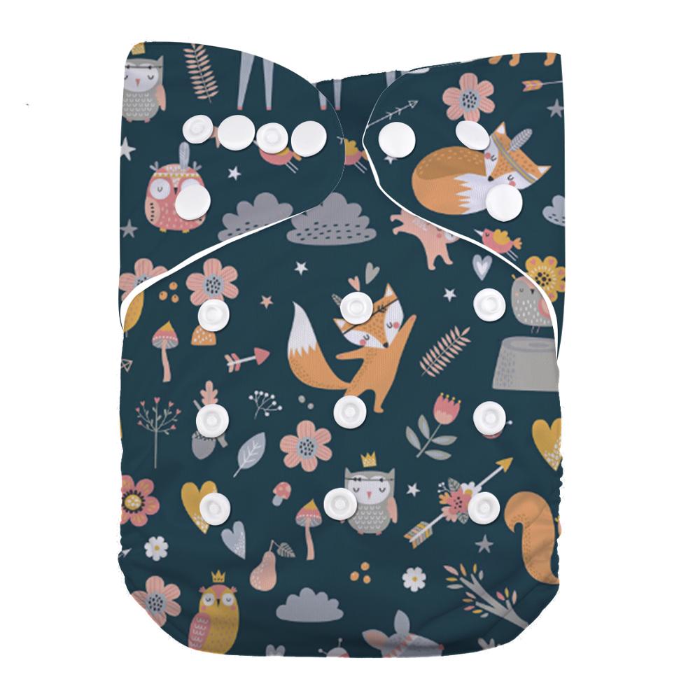 Couche lavable lilbit, taille unique, ajustable, lavable et réutilisable, pour bébés filles et garçons: Bl83