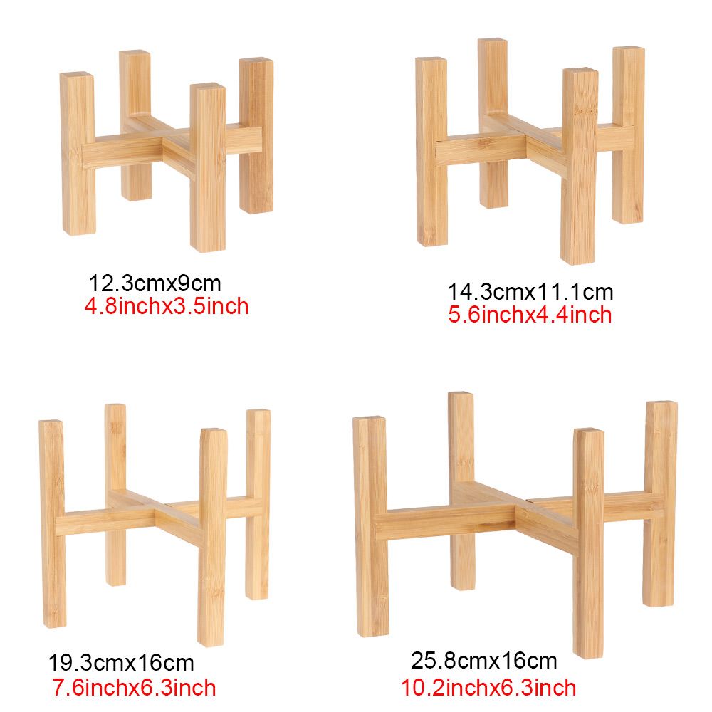 Présentoir de bonsaï en bois, fournitures de jardin d&#39;extérieur, support de Pot de fleurs sur pied, Base de Pot de fleur, décoration de la maison