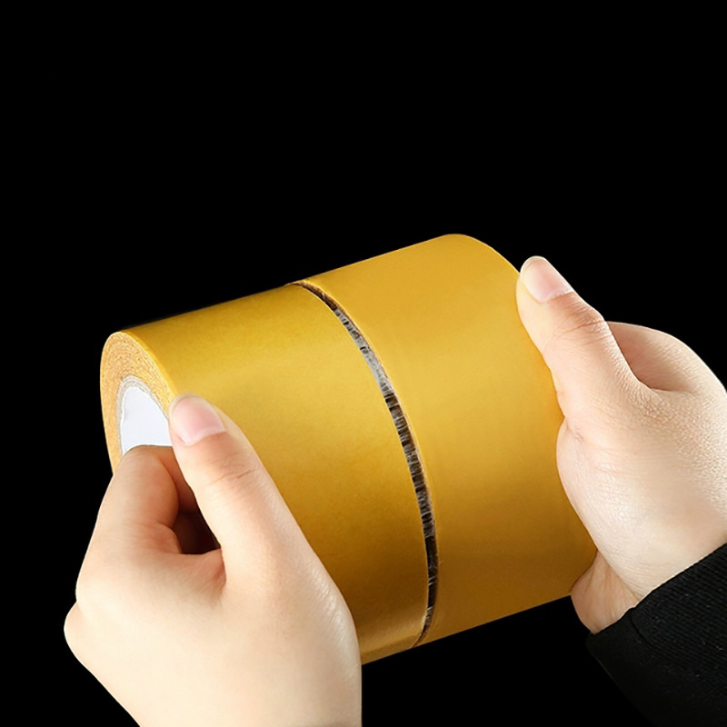 forte fissaggio del nastro biadesivo con base in tessuto, rete traslucida, impermeabile, super senza traccia, adesivo per tappeti ad alta viscosità