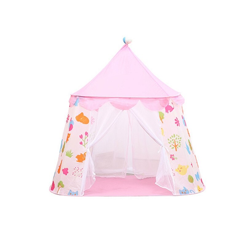 Kid Teepee Tent Huis Voor Game Room Kids Outdoor Game Zomer Kinderen Tent Prinses Kasteel Tent Draagbare Opvouwbare