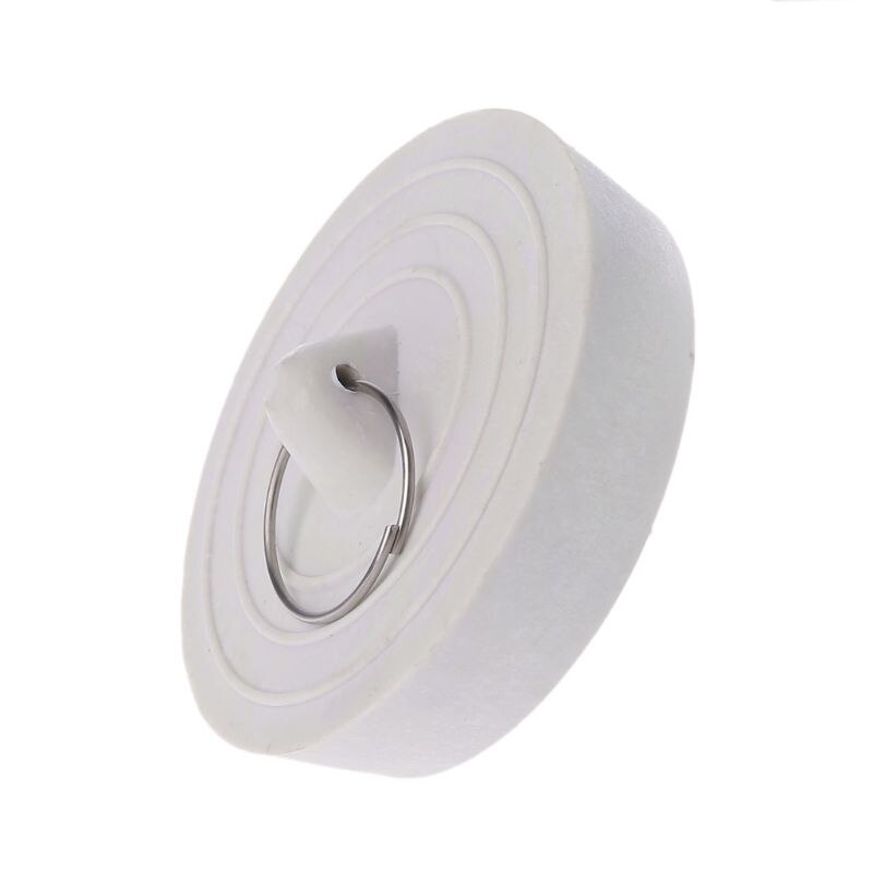Rubber Sink Drain Stopper Plug With Hanging Ring For Bathtub Kitchen Bathroom