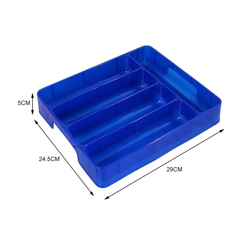 Kitchen Tools Drawer Organizer Tray Spoon Forks Cutlery Separation Finishing Rack Storage Box Portable Cutlery Storage Organizer