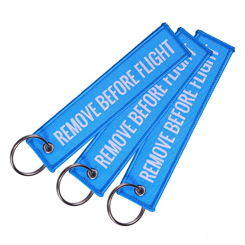 1pcs Luggage Tag Embroidery Remove Before Flight Key Pilot Travel Tag Bag Age Tags For Flight Pilot Lover Travel Access