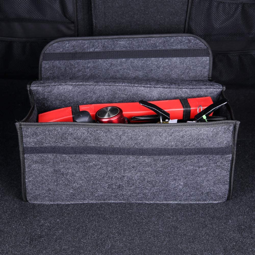 Auto Kofferbak Organizer Auto Inklapbare Soft Vilt Opbergdoos Cargo Container Box Kofferbak Zak Opbergen Opruimen Houder Multi-pocket