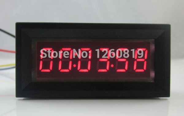 LED rouge minuterie numérique totalisateur heure chronomètre industriel 12 V DC compteur panneau