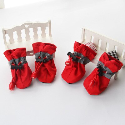 Haustier Hund Weihnachten Kleidung Santa Claus Hund Kostüm Winter Welpen Haustier Katze Mantel Jacke Hund Anzug mit Kappe Warme Kleidung für Hunde Katzen: Schuhe / XL