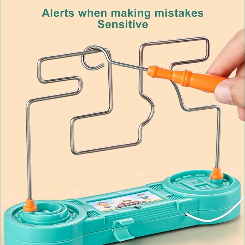 Bump Doolhof Speelgoed Elektrische Dont Buzz De Draad Game Classic Tafelblad Puzzel Game Retro Speelgoed Voor Familie Verzamelen