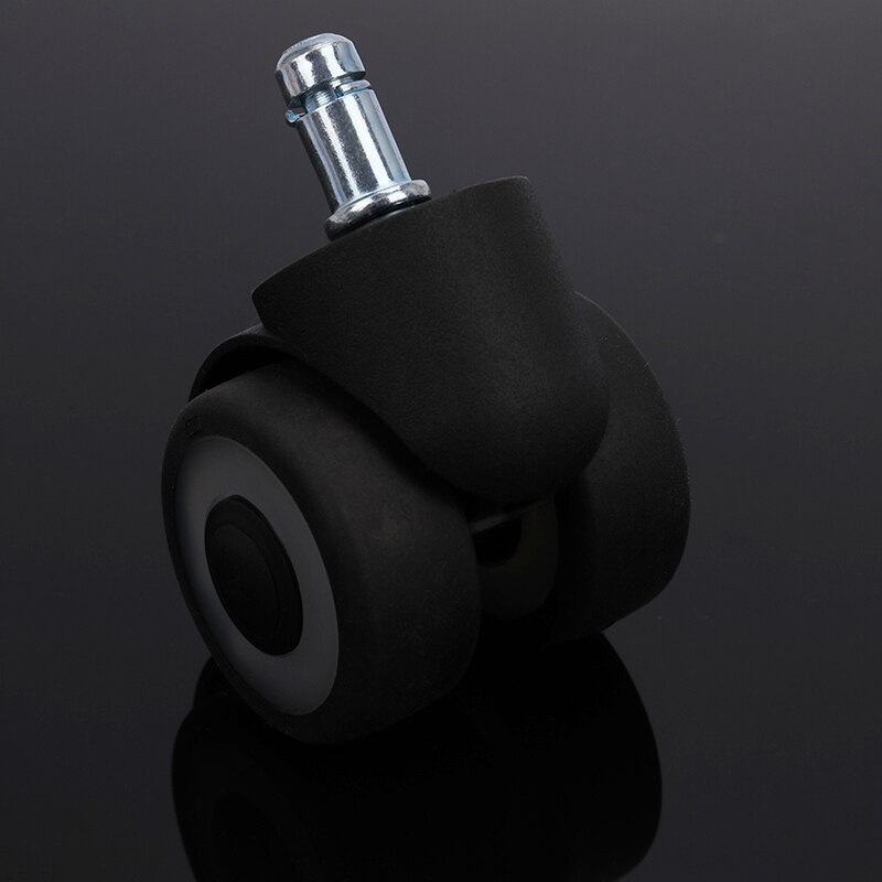 2 "universele mute stoelwiel kantoorstoel wieltjes vervangende wielen rubber