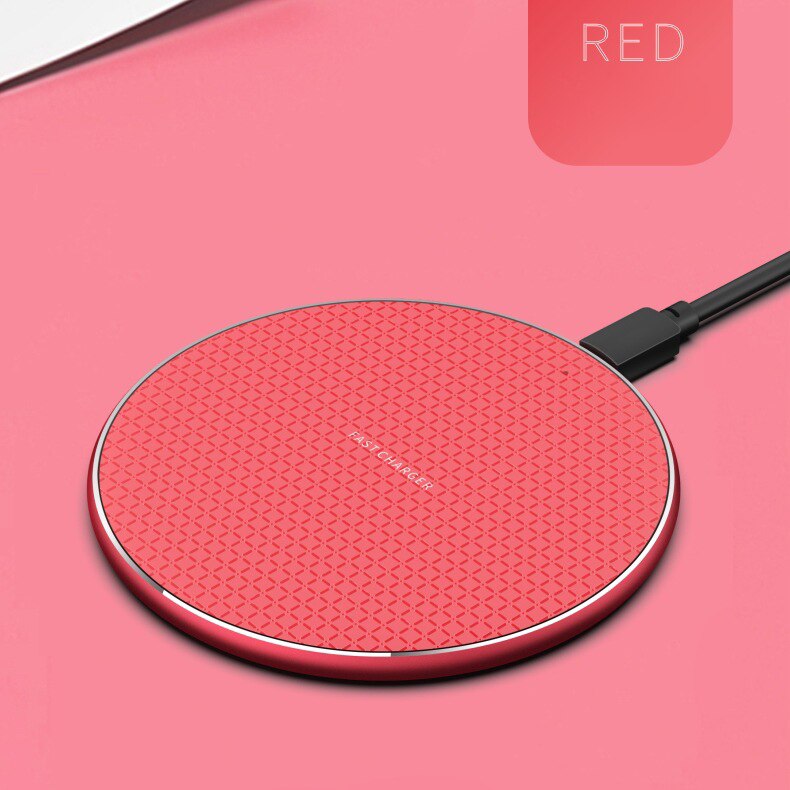 Wireless Charger for iPhone 11 X Xs Xr 8 10W Qi Fast Wireless Charging Pad for Samsung S10 Note 9 AirPods Xiaomi Charger: 1