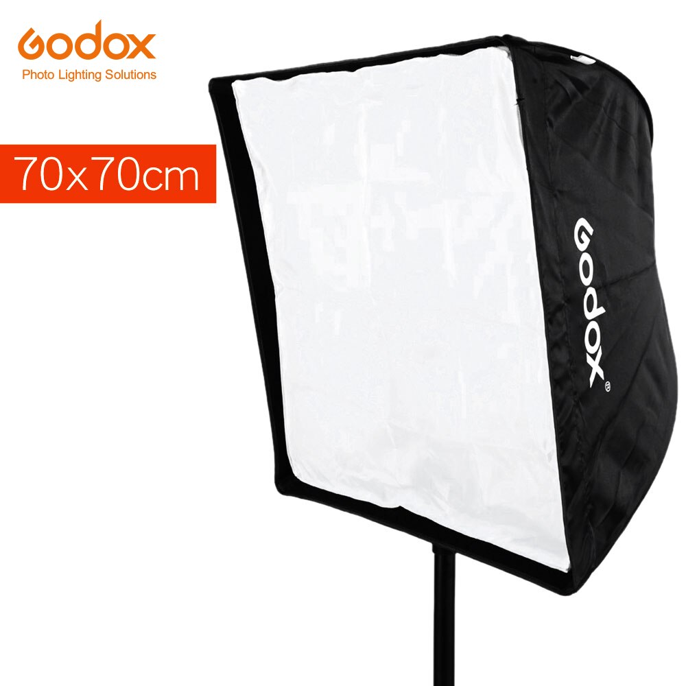 Godox Draagbare 70*70 cm/28in * 28in Fotostudio Paraplu Softbox Reflector voor Flash Speedlight