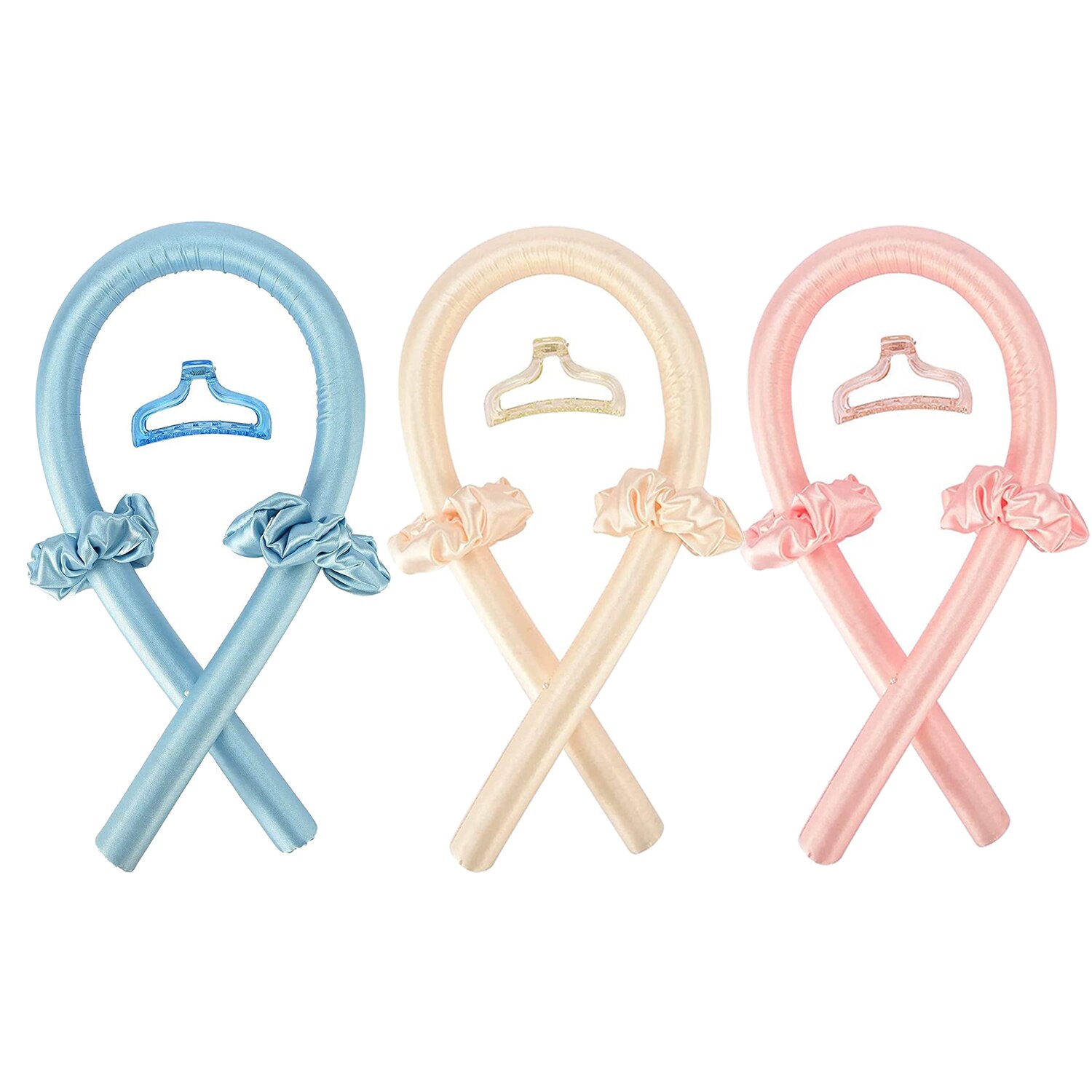 Cinta rizadora para cabello, rizador de cabello sin calor, cinta para dormir, cinta para cabello suave, herramientas de estilismo para el cabello